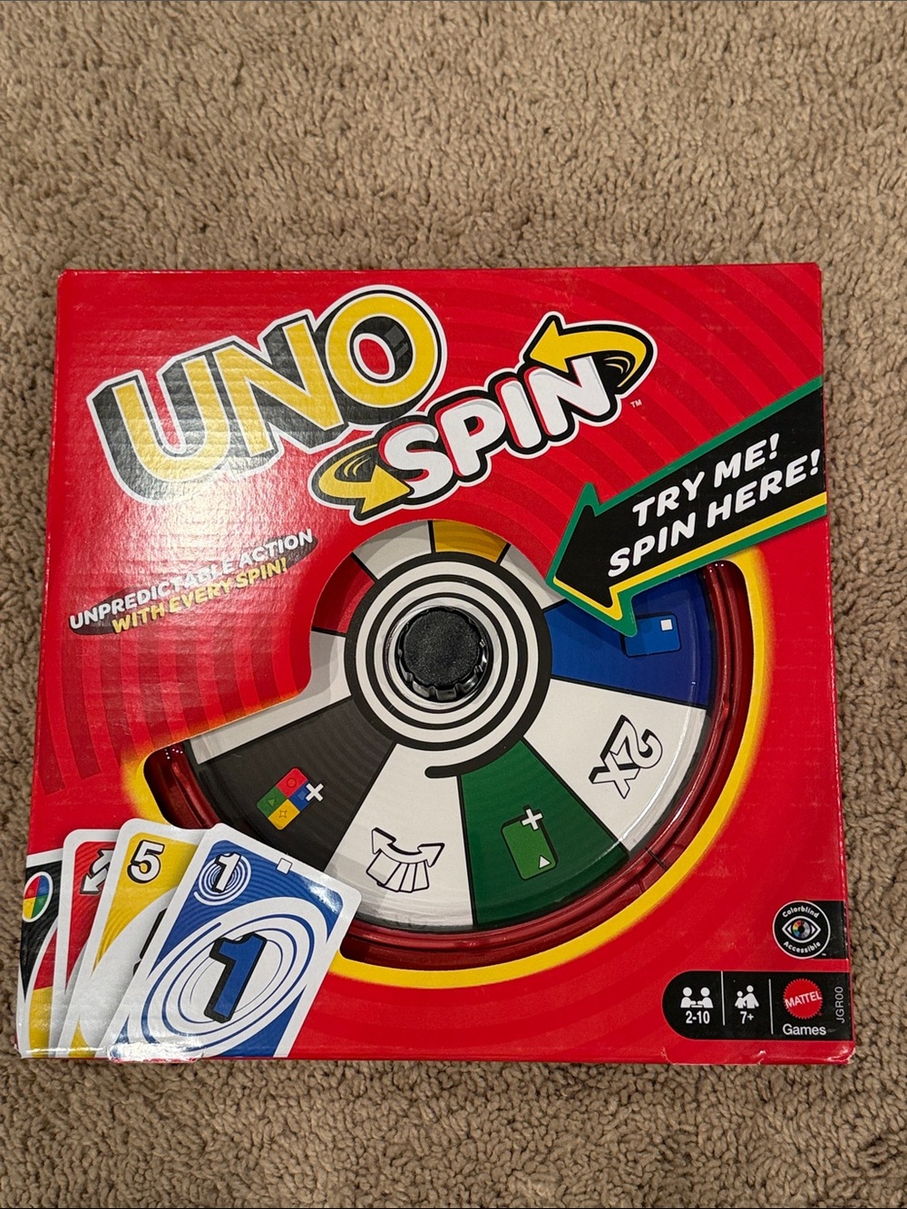 New! UNO Spin Game